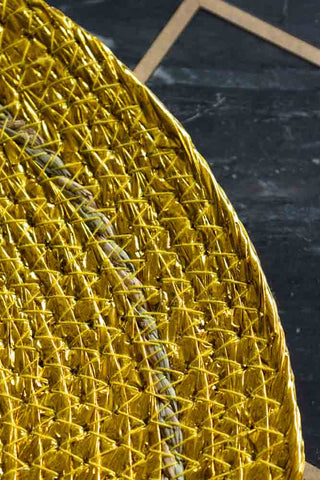 Image of the material for the Gold Foiled Effect Placemat