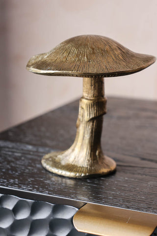 Image of the Gold Magic Mushroom Ornament