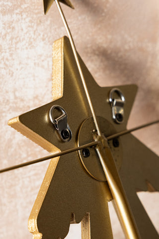 The back of the Gold Star Candle Wall Sconce, with the fixings. 