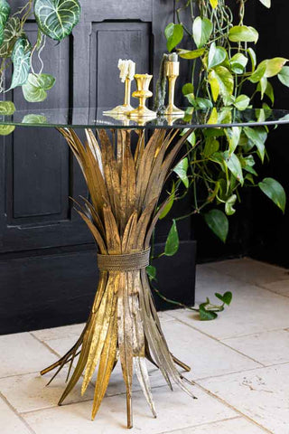Image of the Gold Wheatsheaf Side Table