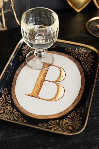 Image of the Black & Gold B Letter Tray