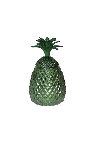 Cutout image of the Green Glass Pineapple Jar