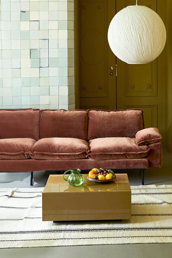 Retro Style Sofa Rent The Casper 2 Seat Sofa | Roomservice By CORT
