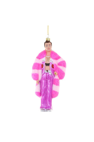Cutout image of Harry in Pink Christmas Tree Decoration.