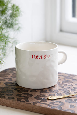 Detail image of the I Love You Mug