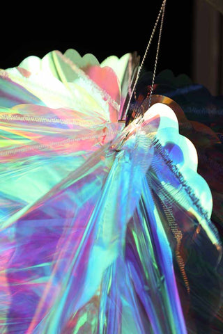 Detail image of the Iridescent Ball Christmas Decoration