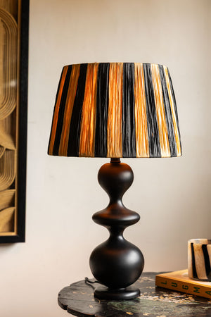 Lifestyle image of the Large Abstract Table Lamp