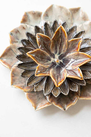 Image of the Large Lotus Flower Trinket Dish with other styles
