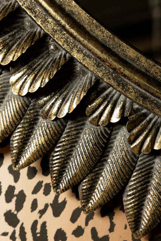 Close-up of the Large Winged Milagro Mirror.
