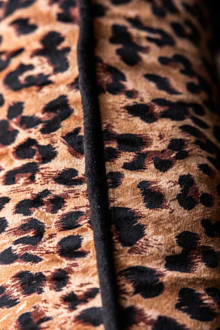Detail image of the Leopard Love Print Cushion