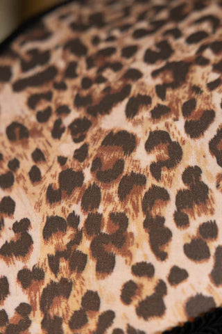 Image of the pattern on the Leopard Love Print Double Tassel Edge Ceiling Light