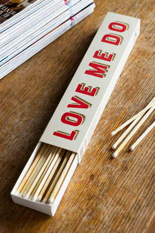 Image of the Love Me Do Luxury Long Matches
