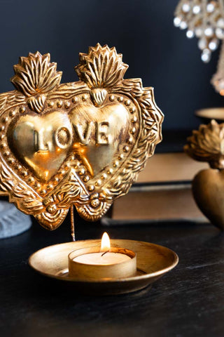 Detail image of the Love Milagro Candle Holder