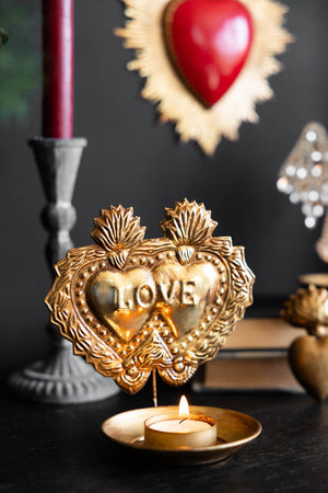 Lifestyle image of the Love Milagro Candle Holder