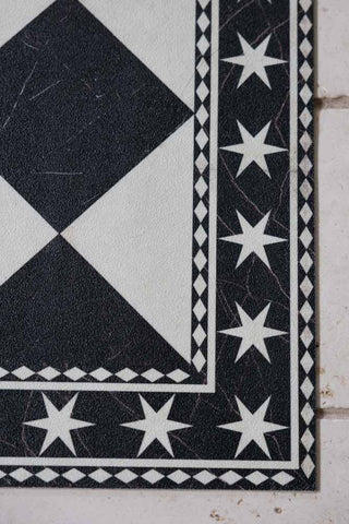 Image of the pattern on the Marble Tile Effect Large Durable Floor Mat