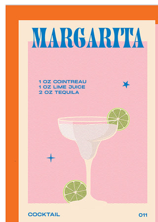 Close-up image of the Margarita Art Print
