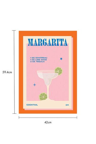 Dimension image of the Margarita Art Print
