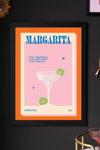 Lifestyle image of the Margarita Art Print
