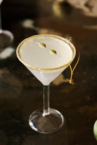 Image of the Martini Cocktail Christmas Decoration