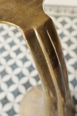 Detail image of the Mermaid Tail Side Table.