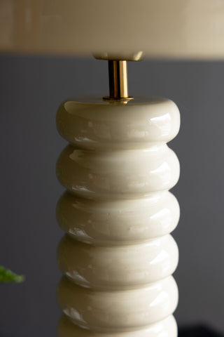 Close-up image of the Modern Metal Neutral Table Lamp