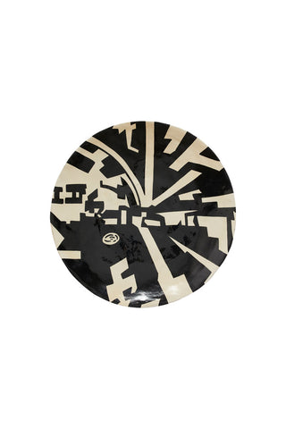 Cutout image of the Monochrome Abstract Wall Art Plate