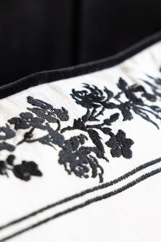 Image of the pattern on the Normal Is Boring Embroidered Rectangular Cushion