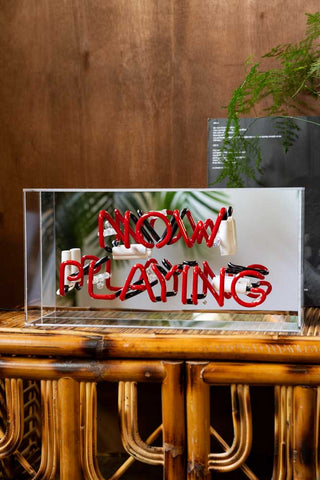Image of the Now Playing Neon Light Box