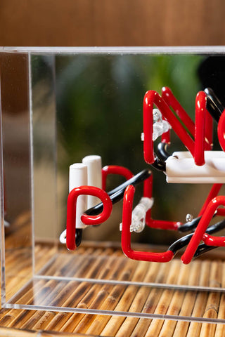 Close-up image of the Now Playing Neon Light Box
