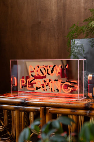 Image of the Now Playing Neon Light Box on
