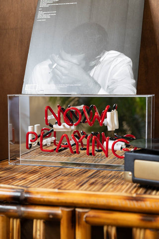Detail image of the Now Playing Neon Light Box