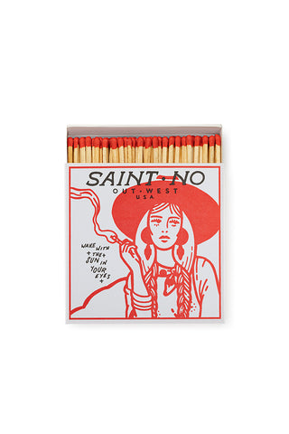 Image of the Out West Luxury Matches by Saint No on a white background