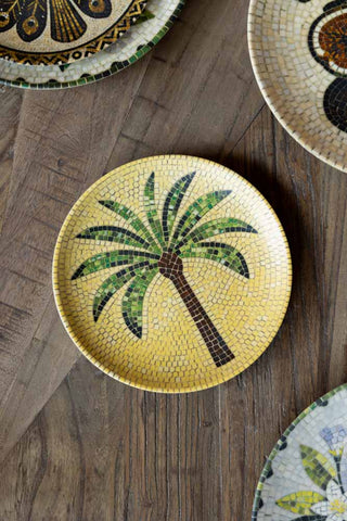 Image of the Palm Mosaic Small Side Plate