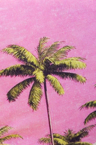 Close-up of the design on the Palm Springs Outdoor Cushion.