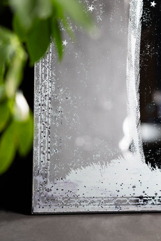 Close-up image of the Palm Tree Decorative Mirror