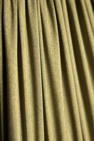 Close-up of the shade on the Palm Tree Table Lamp - Green & Black.