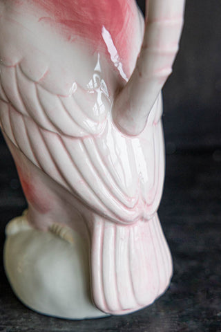 Image of the finish of the Pink Cockatoo Carafe Jug