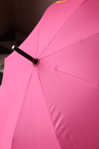 Image of the top of the Pink Fucking Rain Umbrella