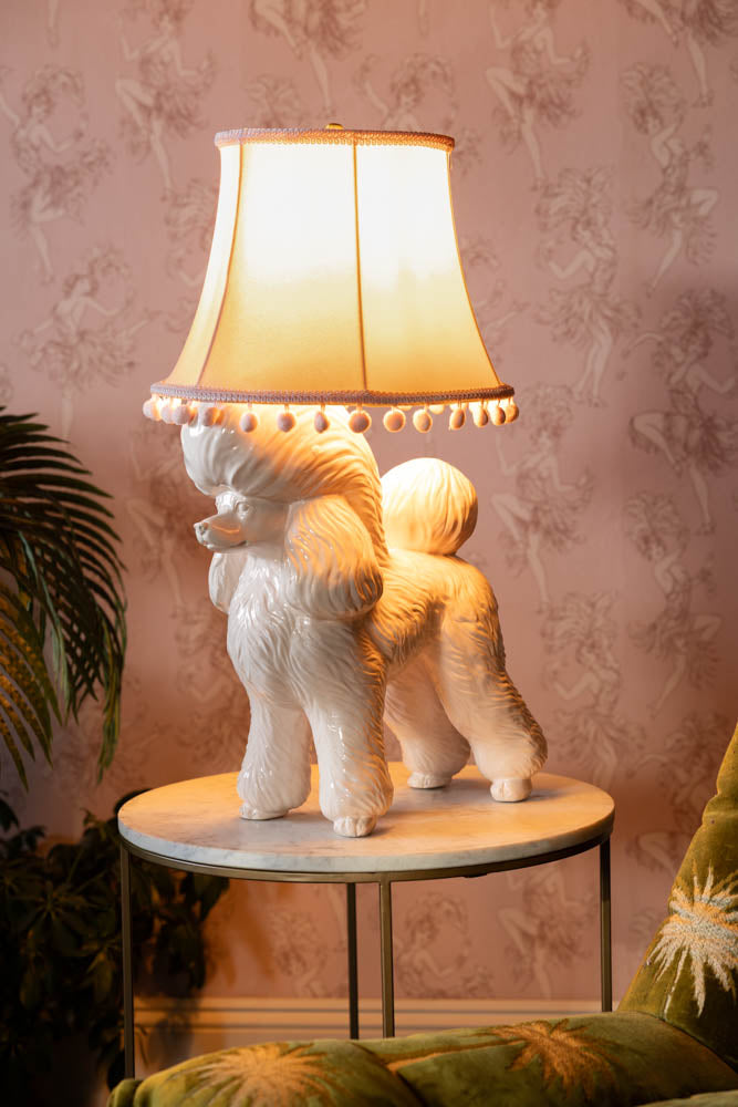 Pink Poodle Table Lamp | Rockett St George