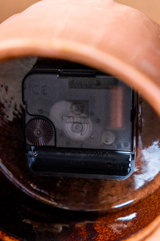 Image of the battery holder for the Pink Retro Clock