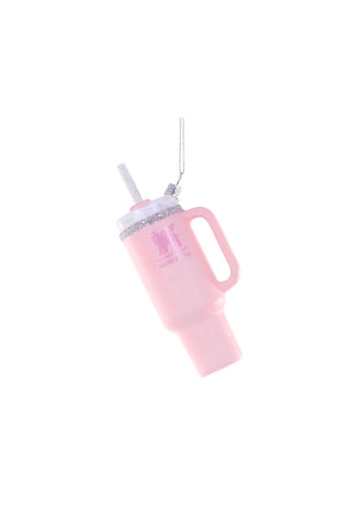 Image of the Pink Tumbler Inspired Christmas Tree Decoration on a white background