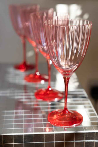 Image of the Pink Wine Glass