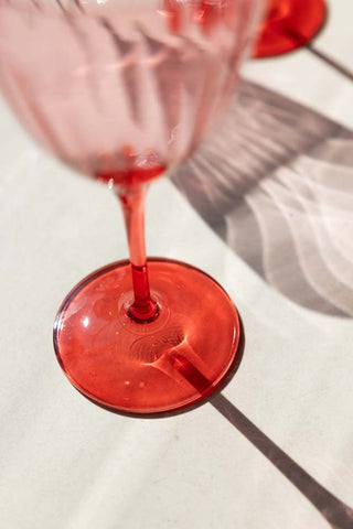 Image of the base for the Pink Wine Glass