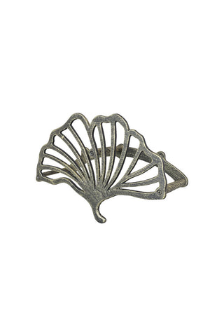 Image of the Pretty Antique Brass Hose Holder on a white background