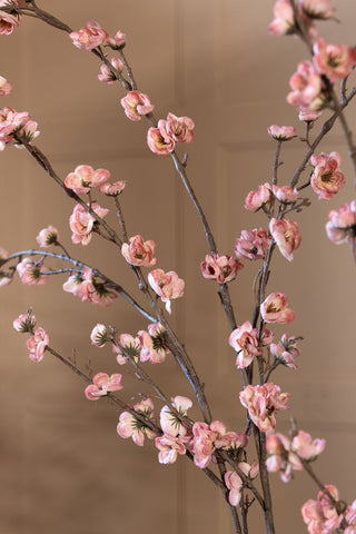 Image of the Pretty Faux Cherry Blossom Stem in Pale Pink