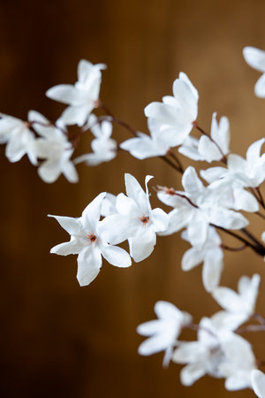 Lifestyle image of the Pretty Faux Flower Spray in White