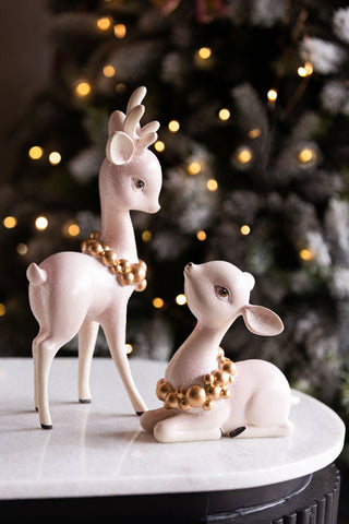 Image of the Pretty Pink Standing Deer Ornament