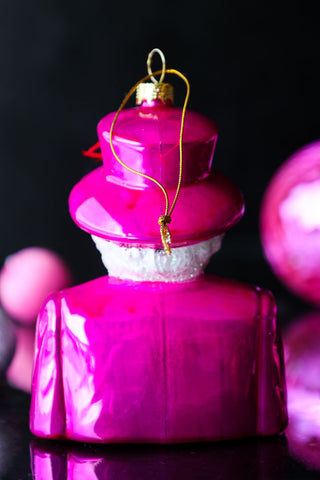 Image of the back of the Queen Elizabeth II Inspired Christmas Decoration