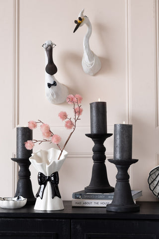 Detail image of the Quirky Bird With Spectacles & Bow Tie Wall Art