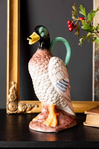 Lifestyle image of the Quirky Duck Stem Vase